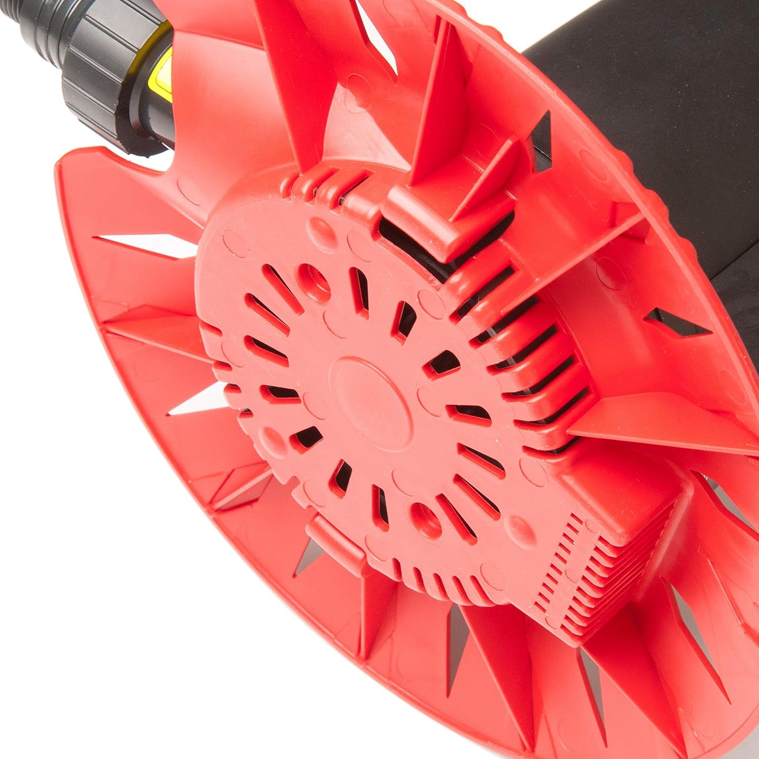 Underside of the pump showing the strainer base