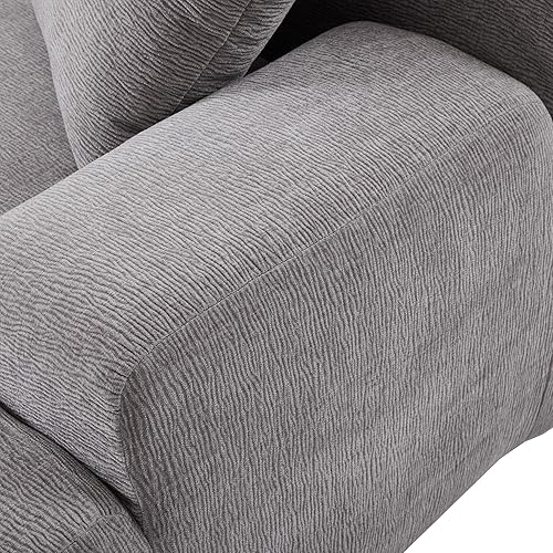 Miniatura 8 de Hlcodca Moderno sofá modular grande en forma de L, juego de sofá cama tapizado de gran tamaño, combinación libre de 2 piezas, juego de sofá tumbona