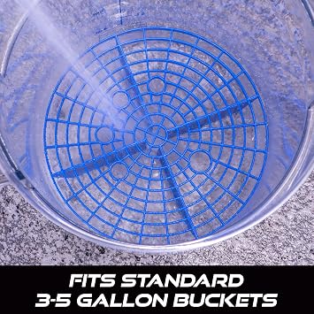 VIKING Bucket Car Wash Grit Trap Insert, Blue, 1 Pack
