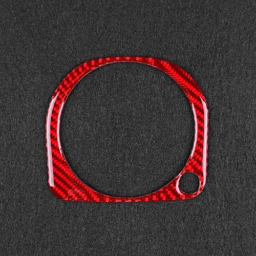 Miniatura 5 de Fibra de carbono, para accesorios Benz, soporte de taza de consola central, cubierta de marco, adhesivo compatible con Mercedes Benz Clase C W203