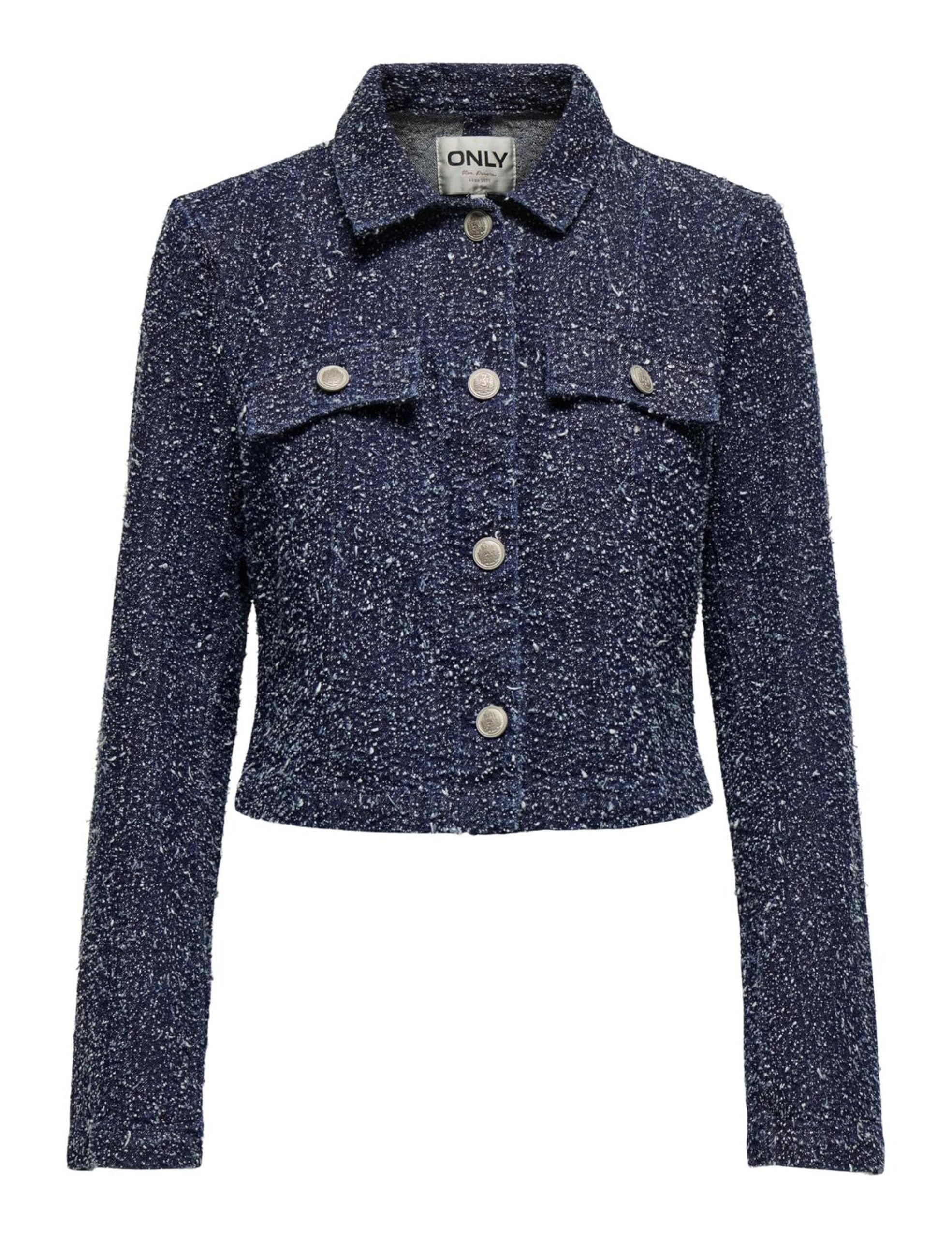 ONLY Onlaman L/S Dnm Jacket Qyt Onlaman L/S Dnm - Giacca Qyt Donna (Pacco da 1)
