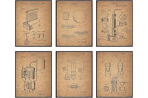 BigWig Prints Whiskey Patent Prints Wall Decor: Elevate Your Bar's Ambiance