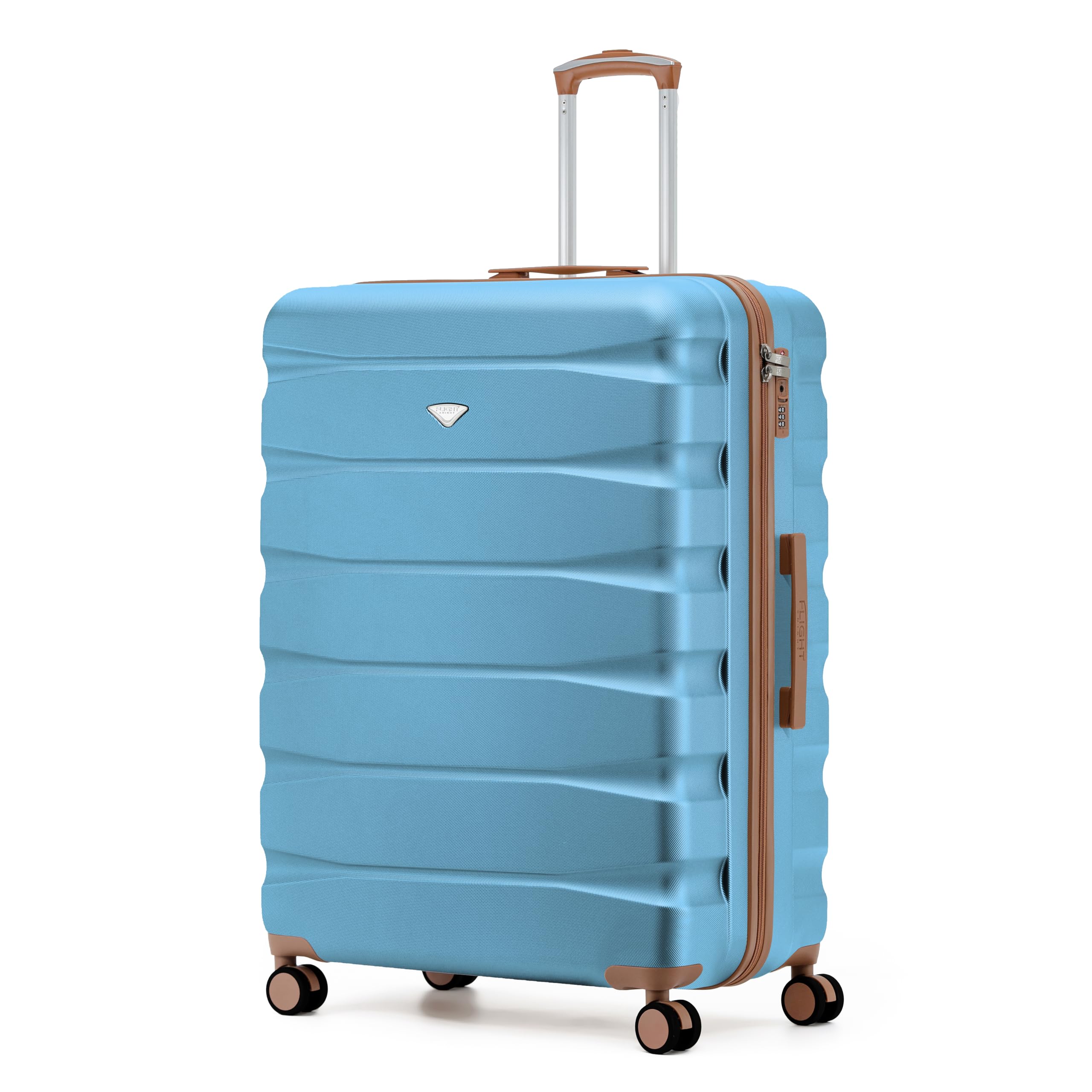 Flight Knight Underseat Cabin Suitcase 45x36x20cm | Free Hand Luggage for EasyJet & Wizz Air | Lightweight ABS Hard Shell with 8 Silent-Glide Spinner Wheels | Max Space Travel Bag — view 198