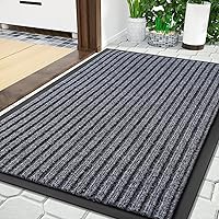Vista 28 de Yimobra Tapete de bienvenida para interiores y exteriores, impermeable, resistente, para puerta delantera, entrada exterior, extra resistente