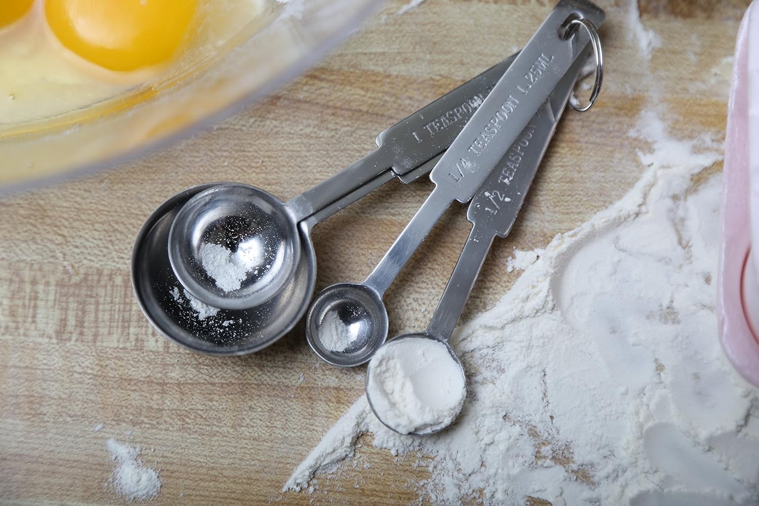 Stainless Steel Measuring Cups and Measuring Spoons 8-piece Set by Kitchen Winners