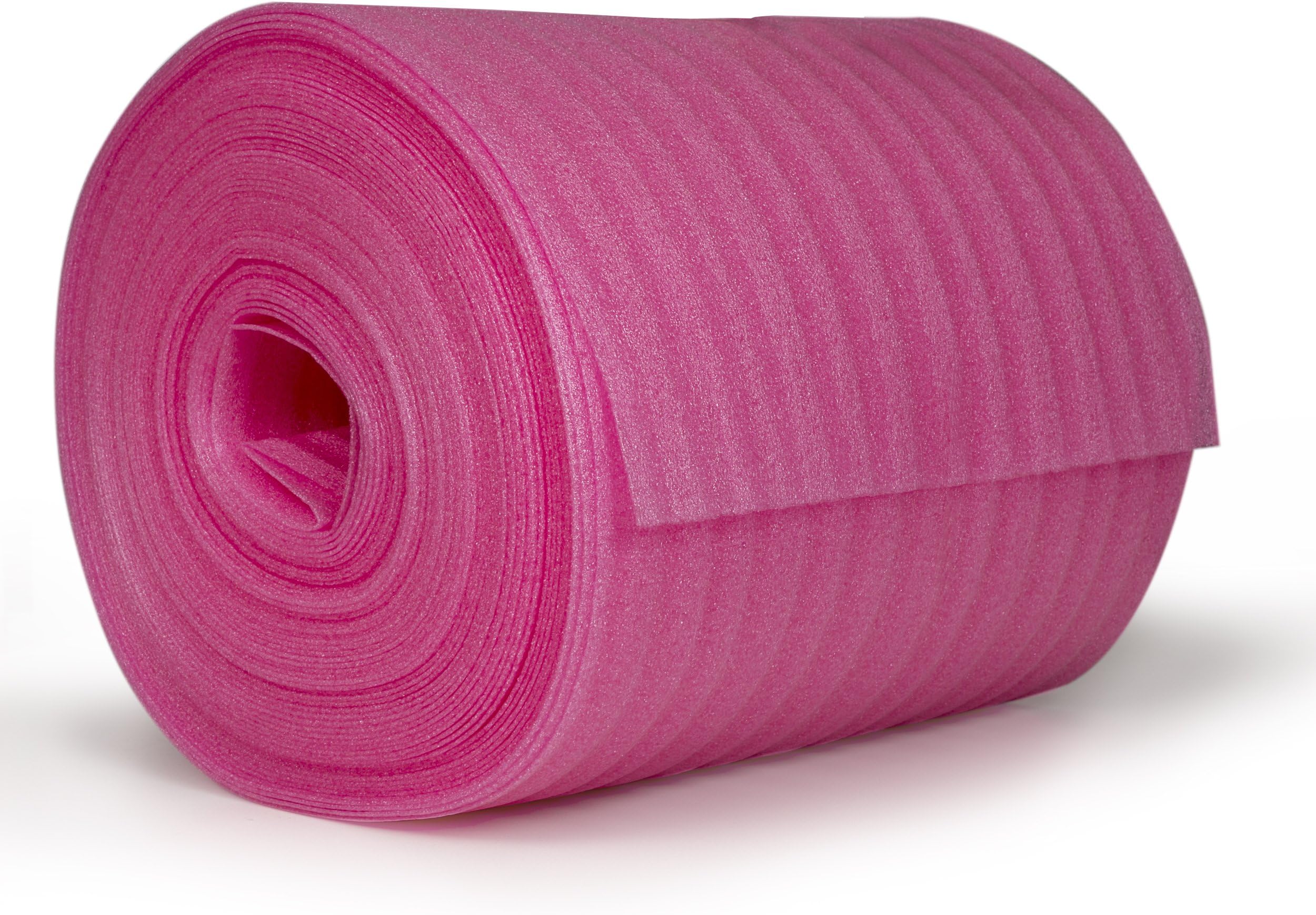 Hardex Perforated Foam Roll 100' x 12"- Pink- Perforated Every 12 inches – Cushioning Foam, Easy Tear Off, Lightweight