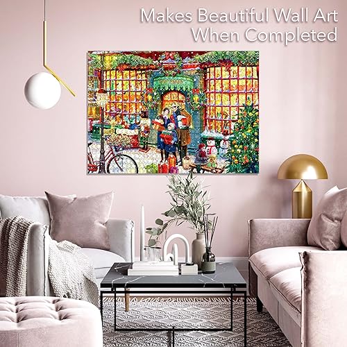 Miniatura 5 de Brain Tree - Rompecabezas de 1000 piezas de juguetes de Navidad para adultos rompecabezas con 4 bandejas de clasificación de rompecabezas cada pieza