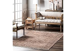Rugs USA x Lauren Liess Lennox Persian Medallion Tassel Area Rug
