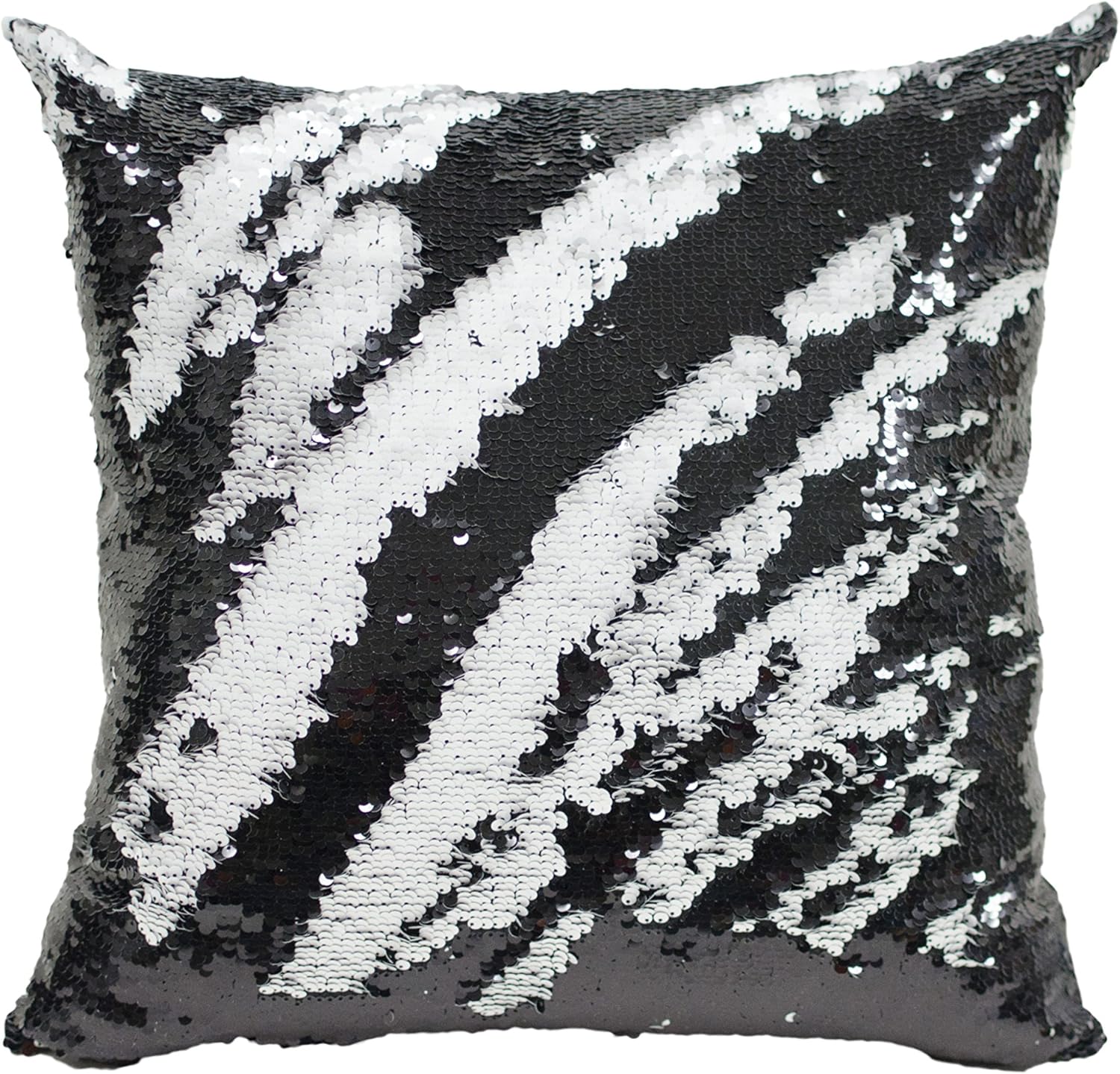 white sequin throw