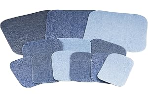 SINGER Denim Iron-On Patches for Permanent Fabric Repairs