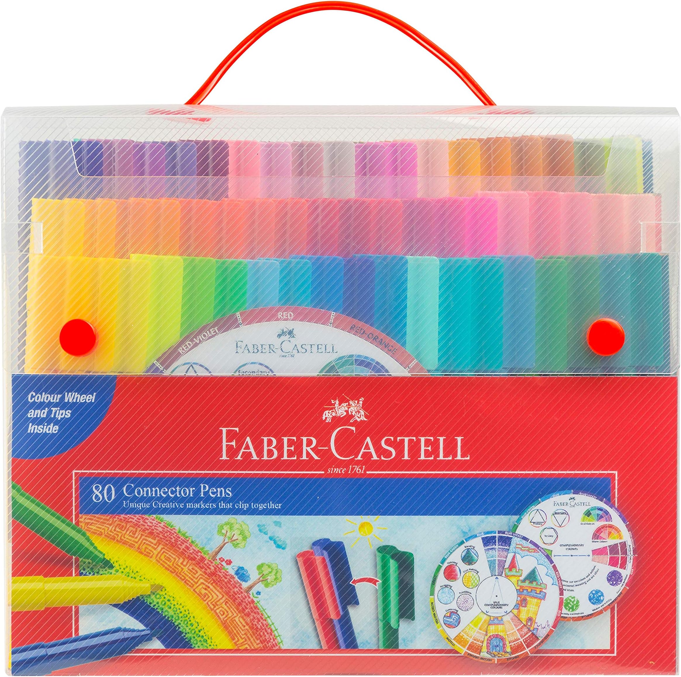 CRAYOLA Pastel Super Tips, Washable Felt Tip Pens with Medium Fine Tip, Pack of 20, for School