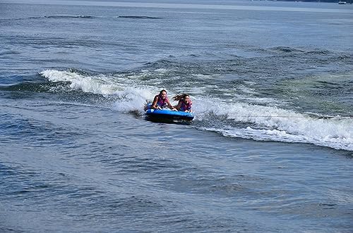 Miniatura 26 de RAVE Sports Storm Boat Tubo remolcable – Tubo inflable para 1-2