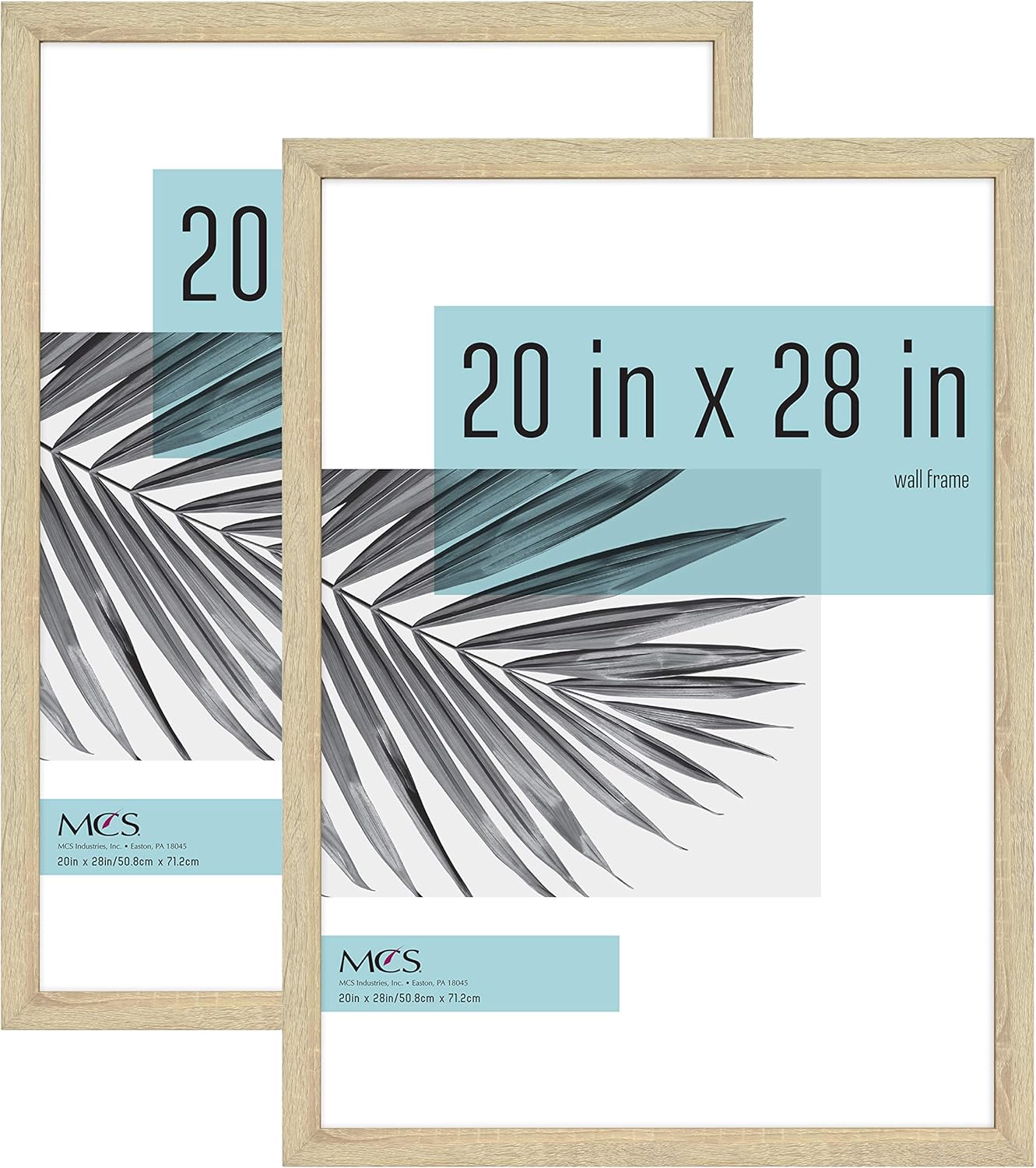 MCS Studio Gallery Frame, Natural Woodgrain, 20 x 28 in, 2 pk