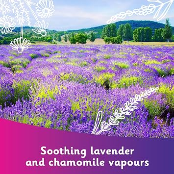 Calpol Vapour Plug Refills 5 Count (Pack of 1), Lavender & Chamomile, Helps with Clear and Easy Breathing, Vapour Plug In & Nightlight Refill Pads for Soothing 8 Hour Night-Time Comfort, 3+ Months