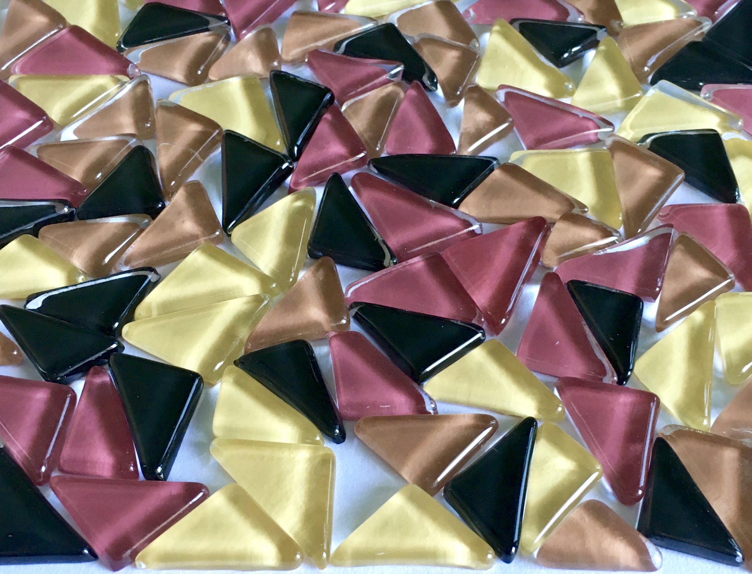 Triangular Brown Glass Mosaics 200 GMS