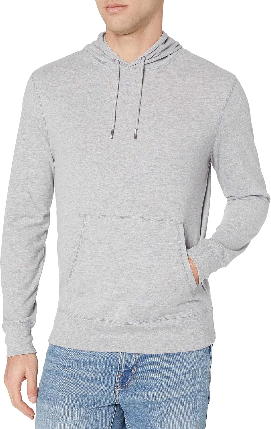 Amazon Essentials Men's Lightweight Soft Jersey Pullover Hoodie