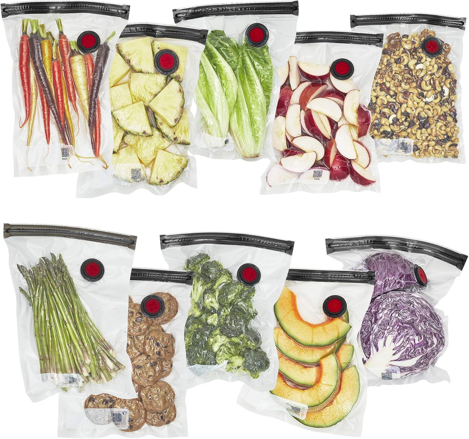 ZWILLING Fresh & Save Set 10pc Vacuum Sealer Bags for Food
