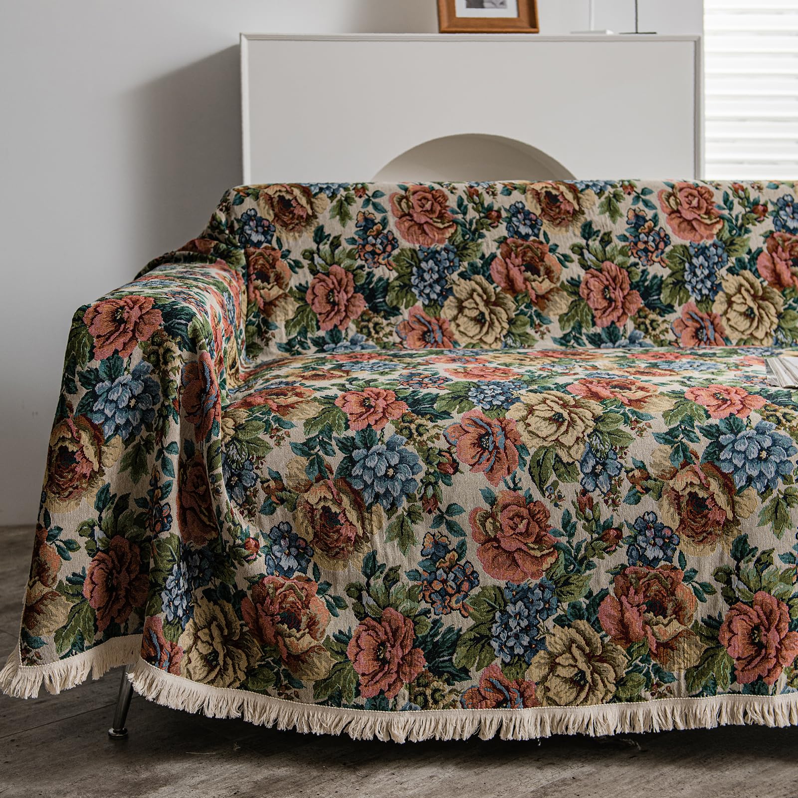 Amazon.com: VCTOPS Vintage Jacquard Sofa Covers for