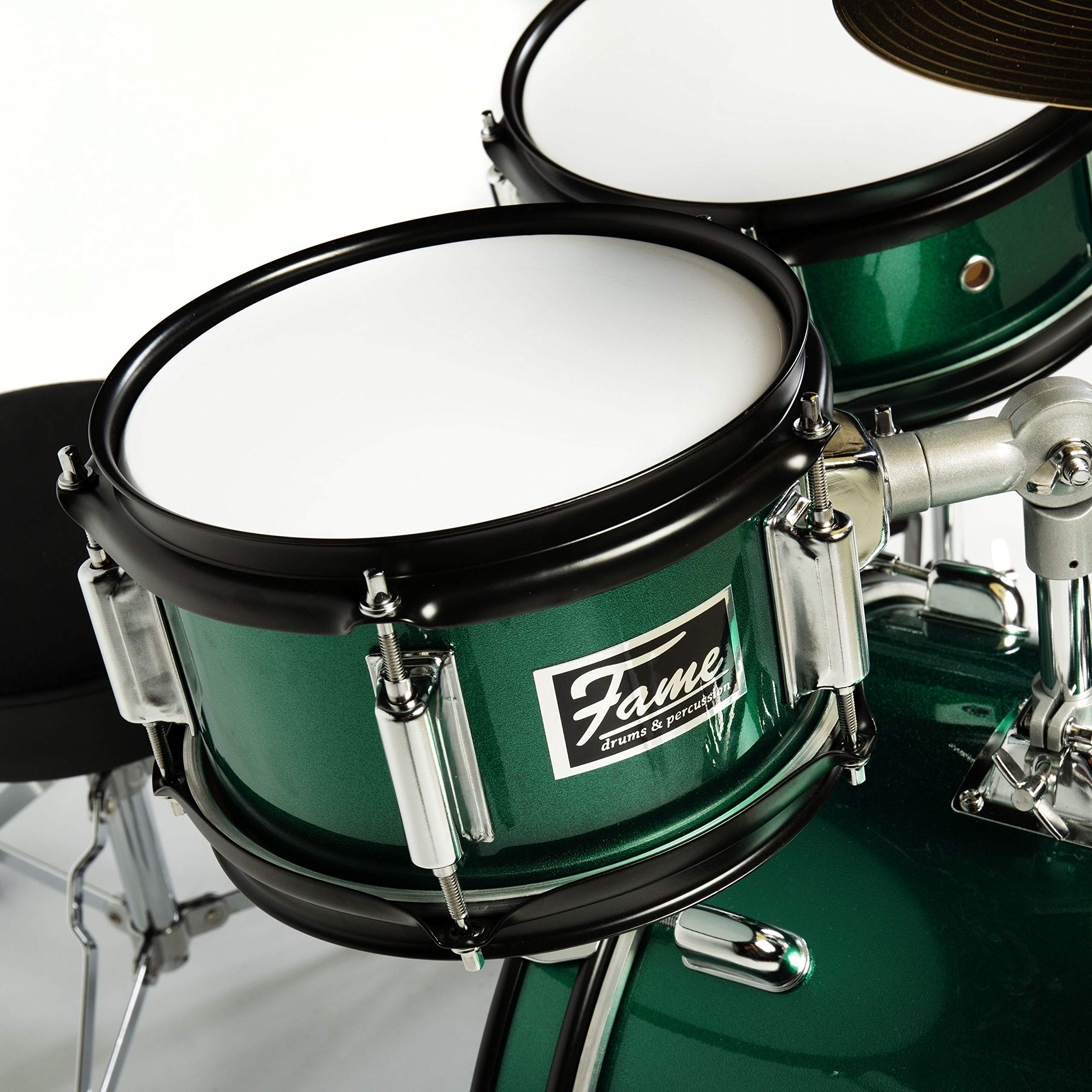 Fame JBJ1042H "Luis" 3-Piece Drum-Kit (Green) - Batteria set