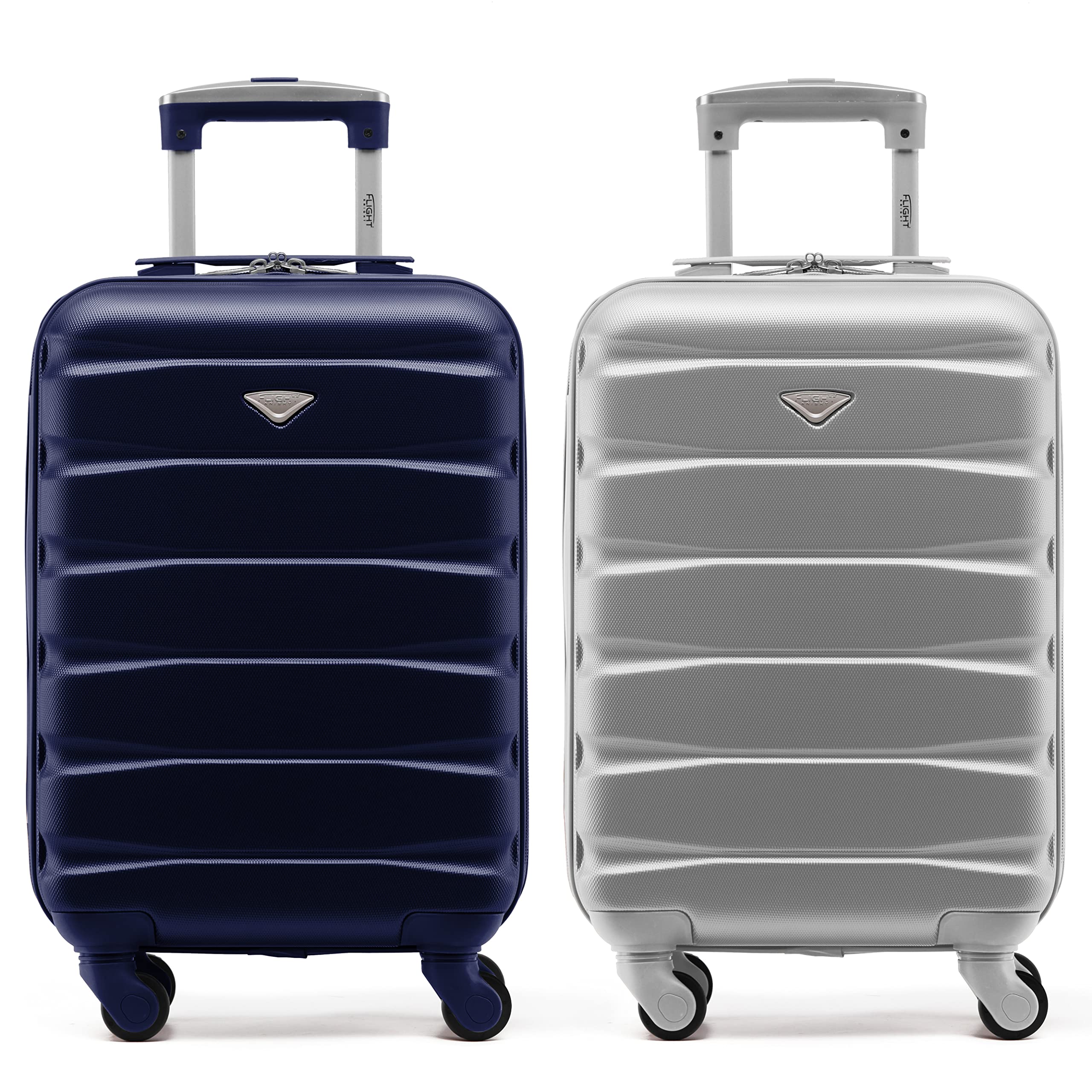 Flight Knight Suitcase Set of 2 Lightweight 4 Wheel ABS Hard Case Cabin Carry On Hand Luggage Approved for Over 100 Airlines Including easyJet, British Airways, Ryanair & Many More 55x35x20cm — view 44