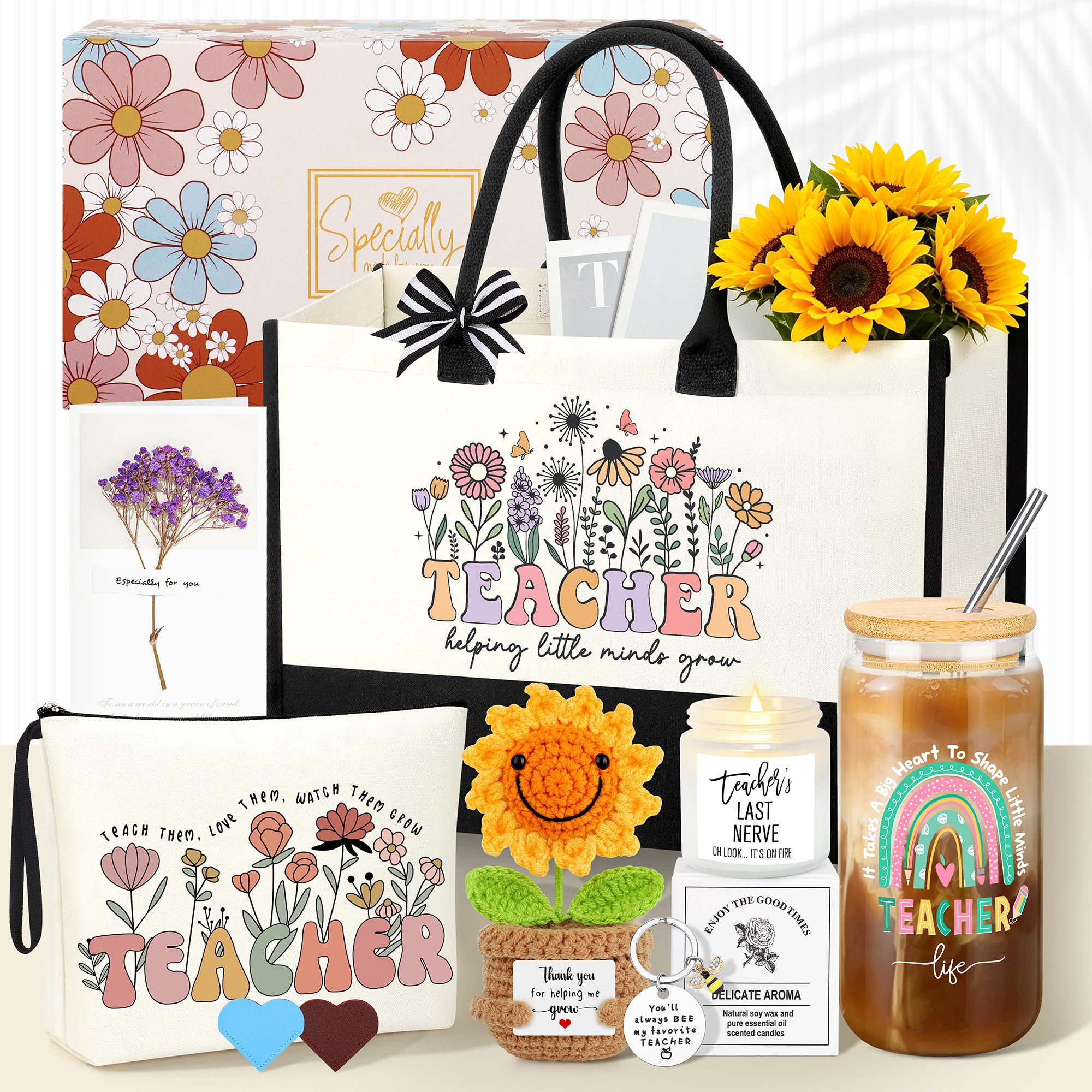 Teacher Appreciation Gifts for Women Set of 9