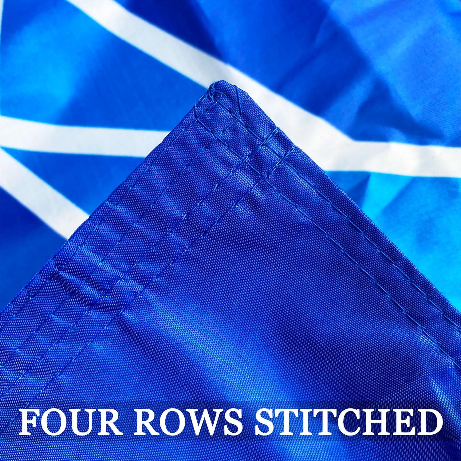 Double Sided 4x6 US Air Force Wings Flag- Heavy Duty 3Ply 240D Polyester Vivid Colors- US Airforce Flag-4 Rows Stitched and Canvas Header with 2 Brass Grommets
