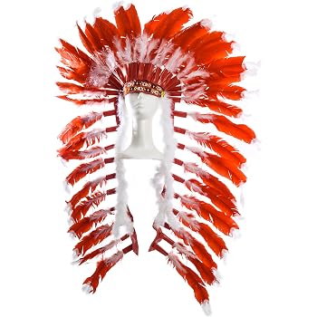 Fashband Cerchietto Indiano Con Piume Di Pavone - Copricapo Tribale Boho Con Perline Per Donna, Accessorio Festival - 4