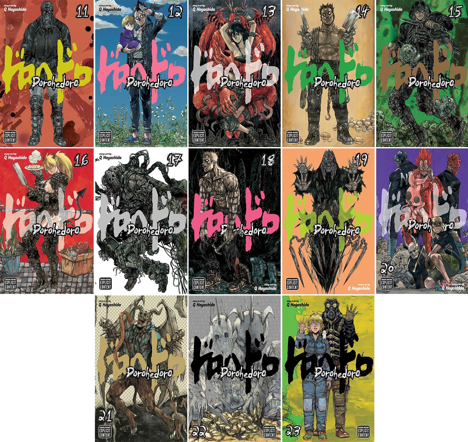 Dorohedoro Manga 12 Books Collection Set (Vol 11-22) Paperback – 1 Jan. 2020