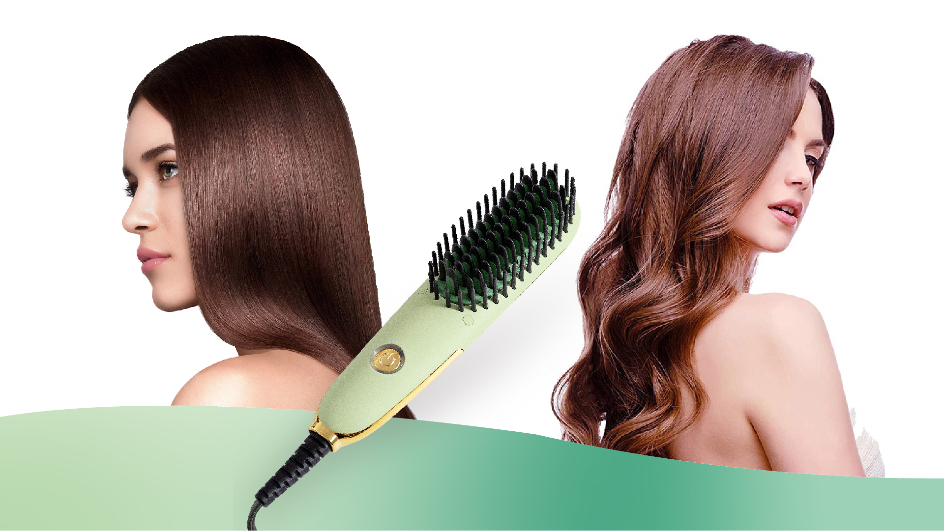 Amazon.com : Doortian Mini Hair Straightening Iron with Built-in ...