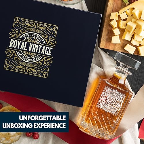 Miniatura 5 de Royal Vintage Regalos para abuelos  Regalos de cumpleaños para abuelos  Los mejores regalos para el abuelo que ama el whisky  Ideas de regalo únicas