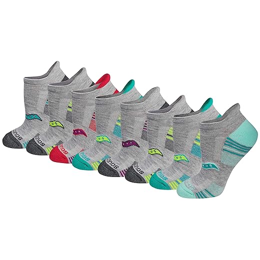 Saucony Women's Multipack Performance Heel Tab Athletic Socks