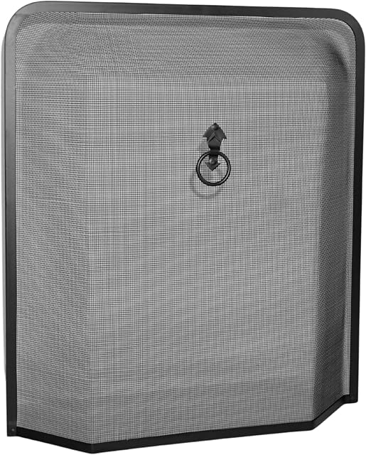 Crannog Heavy Duty Fire Guard For Fireplace, Open Fire, Log Burner. Safe Spark Screen Fireguard Cover, Safety Barrier Guards From Fires