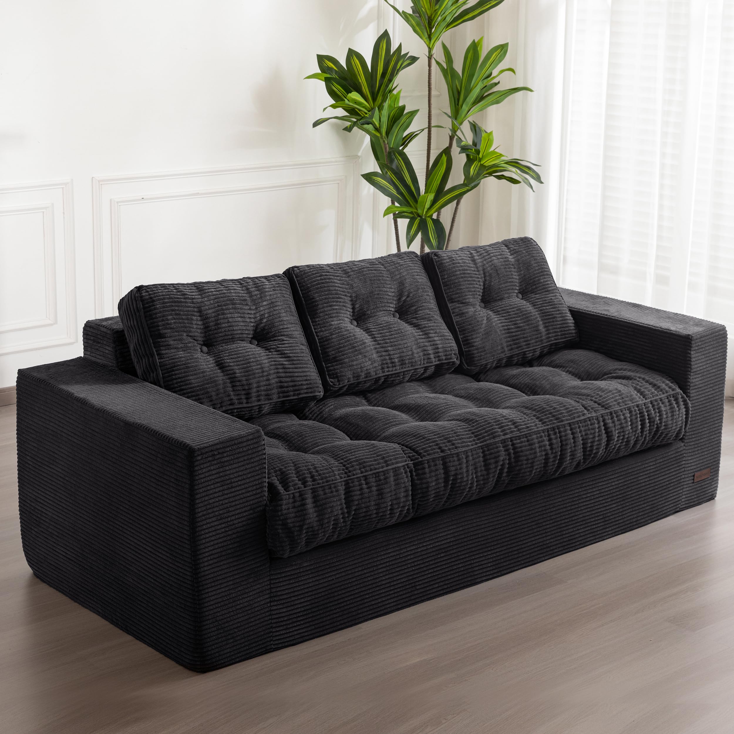 MAXYOYO 3 Seater Boneless Couch