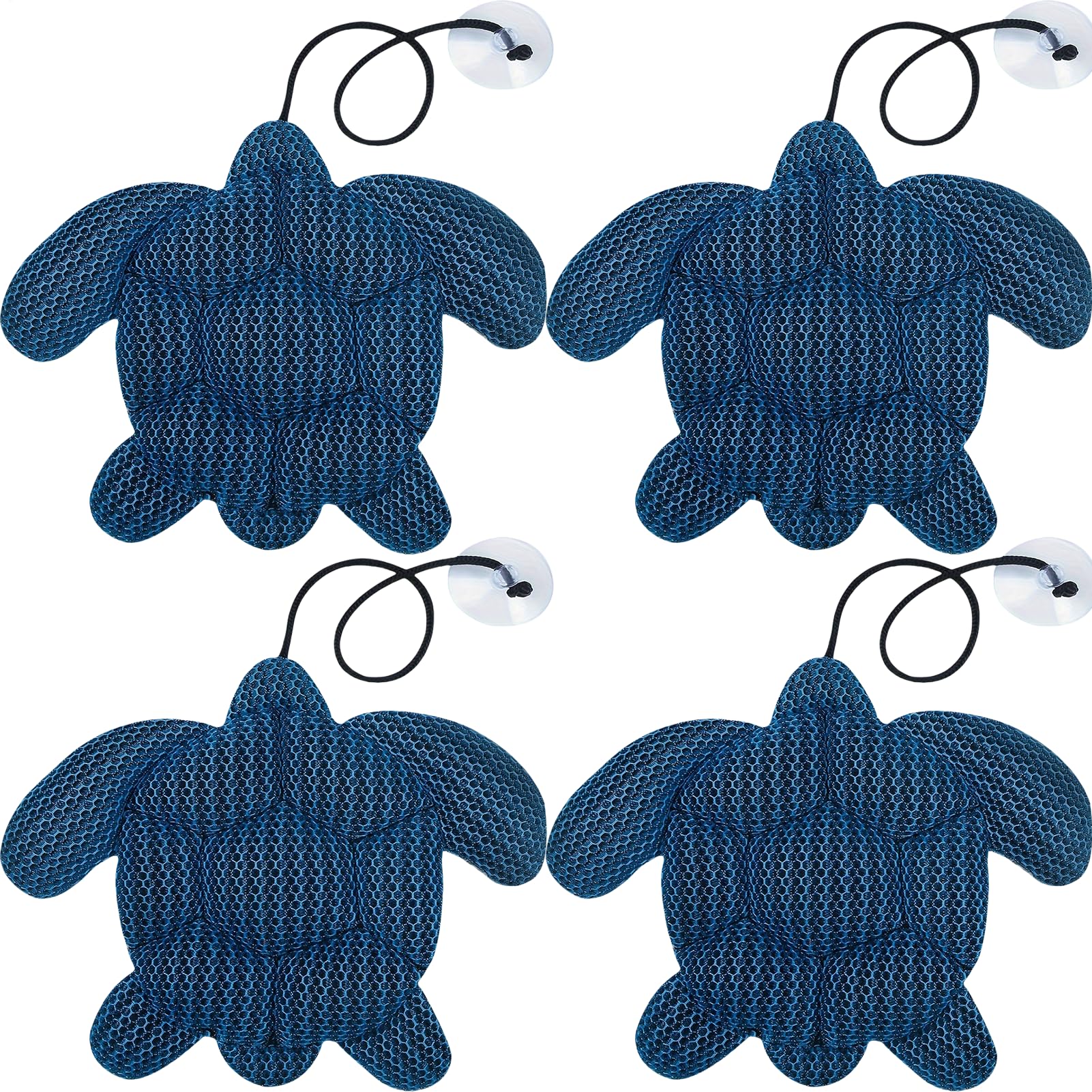 Hot Tub Scum Absorber, 4 Pack Scum Turtle Hot Tub Cleaner, Hot Tub Sponge for Scum, Reusable Floating Oil Absorber, Washable Scum Floating Filter to Keep Water Clear Clean for Pool Bath Accessories