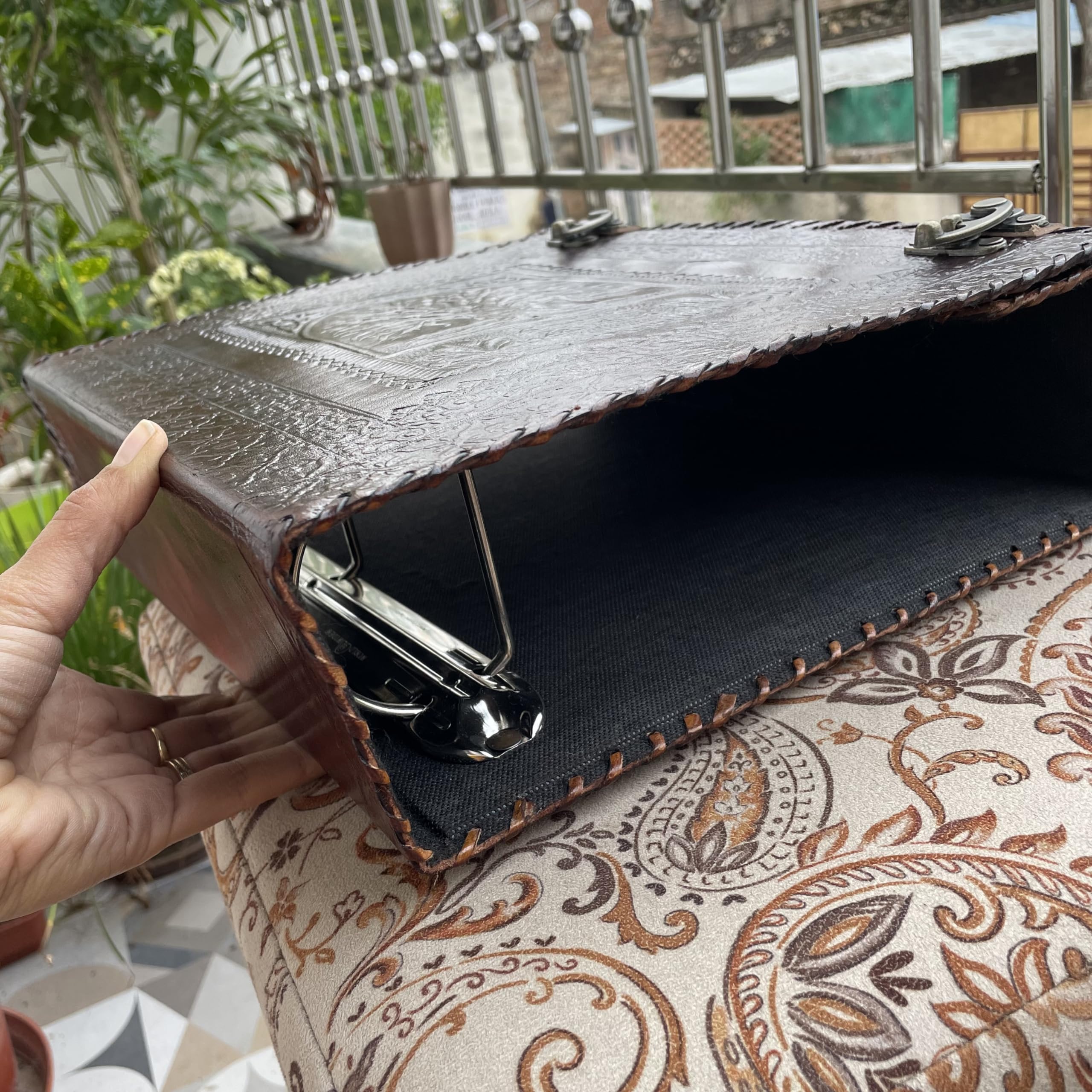 Custom Leather 3 Ring Binder