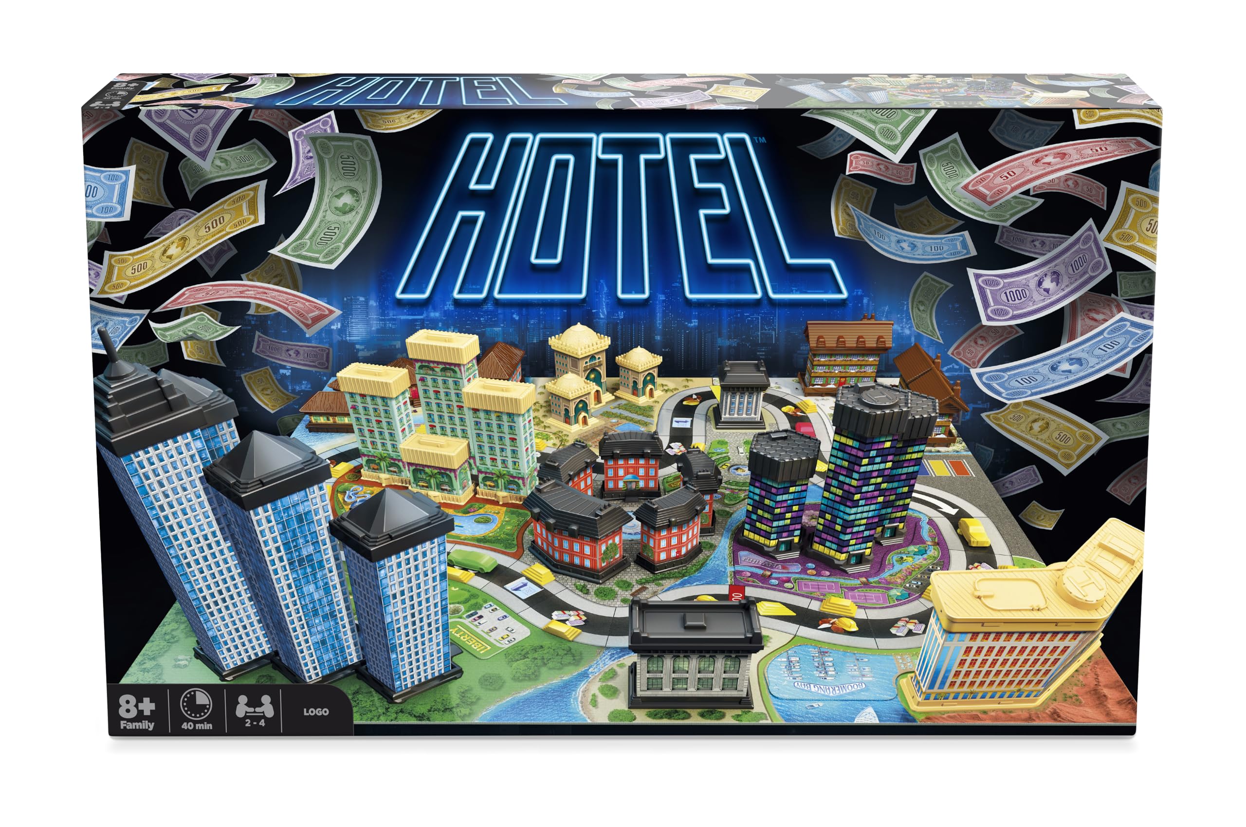 Olibrius Hotel Gesellschaftsspiel – für 2 bis 4 Spieler – ab 8 Jahren – französische Version 2024