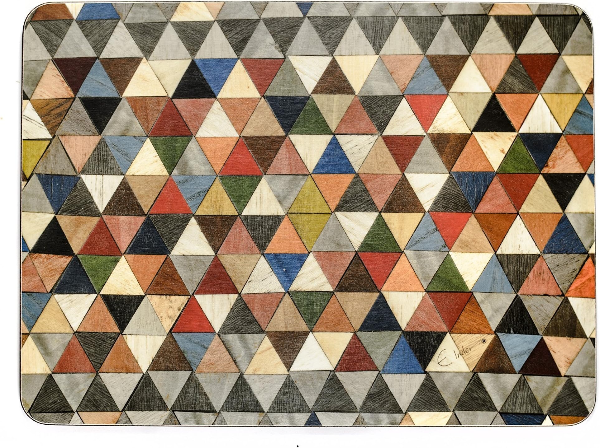 Place mats set of 4 or 6 Melamine Heat Proof 140 E Inder Designs made in UK