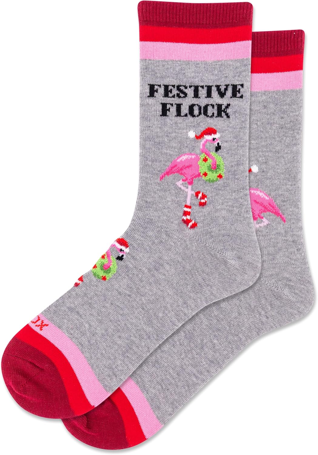 Hot Sox Women's Holiday Fun Novelty Crew Socks