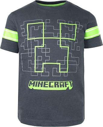 Minecraft Sprites Boys' T-Shirt Green