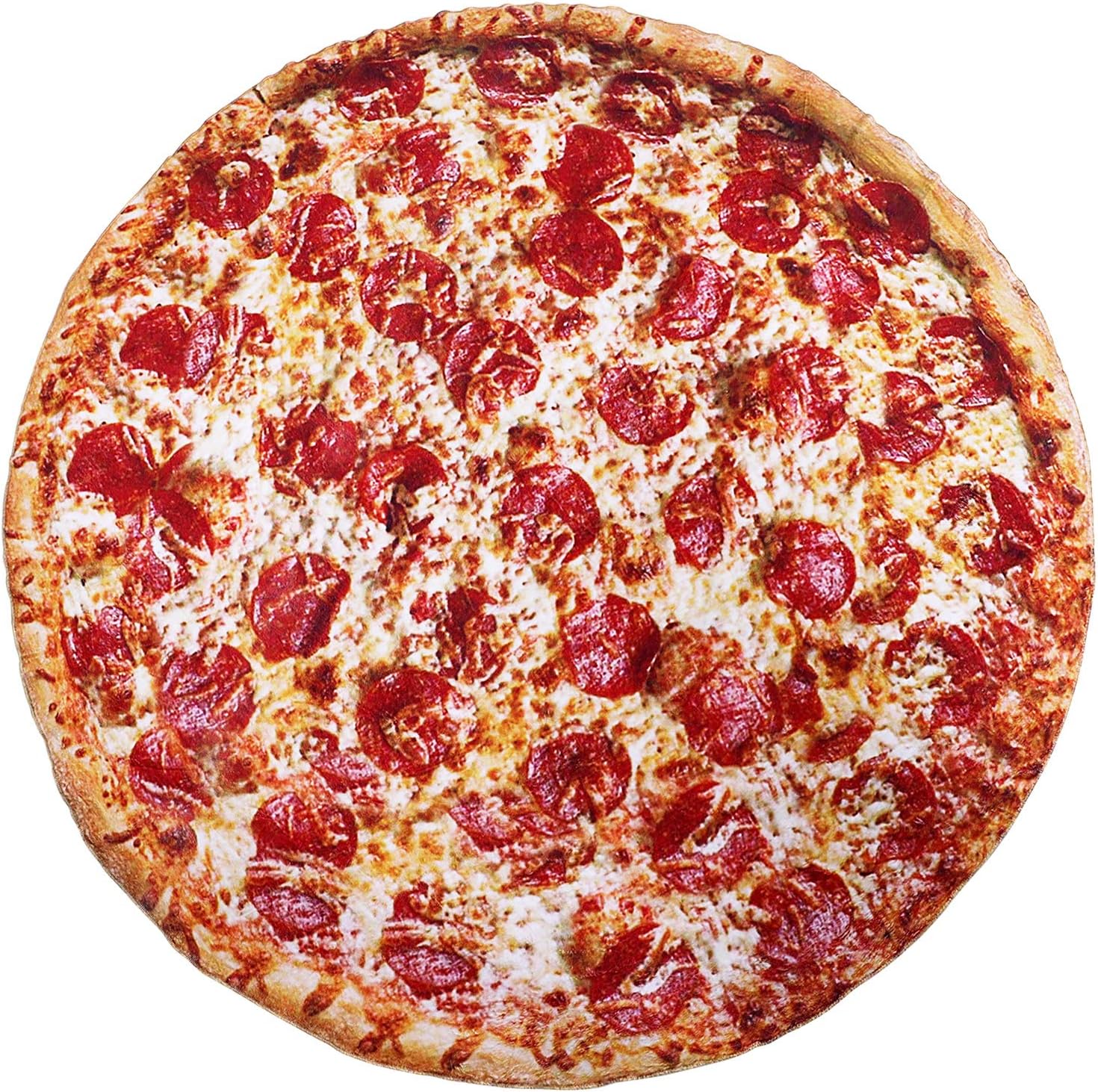 Fuloon Pizza Blanket, Round Throw Blanket, Perfectly Giant Round