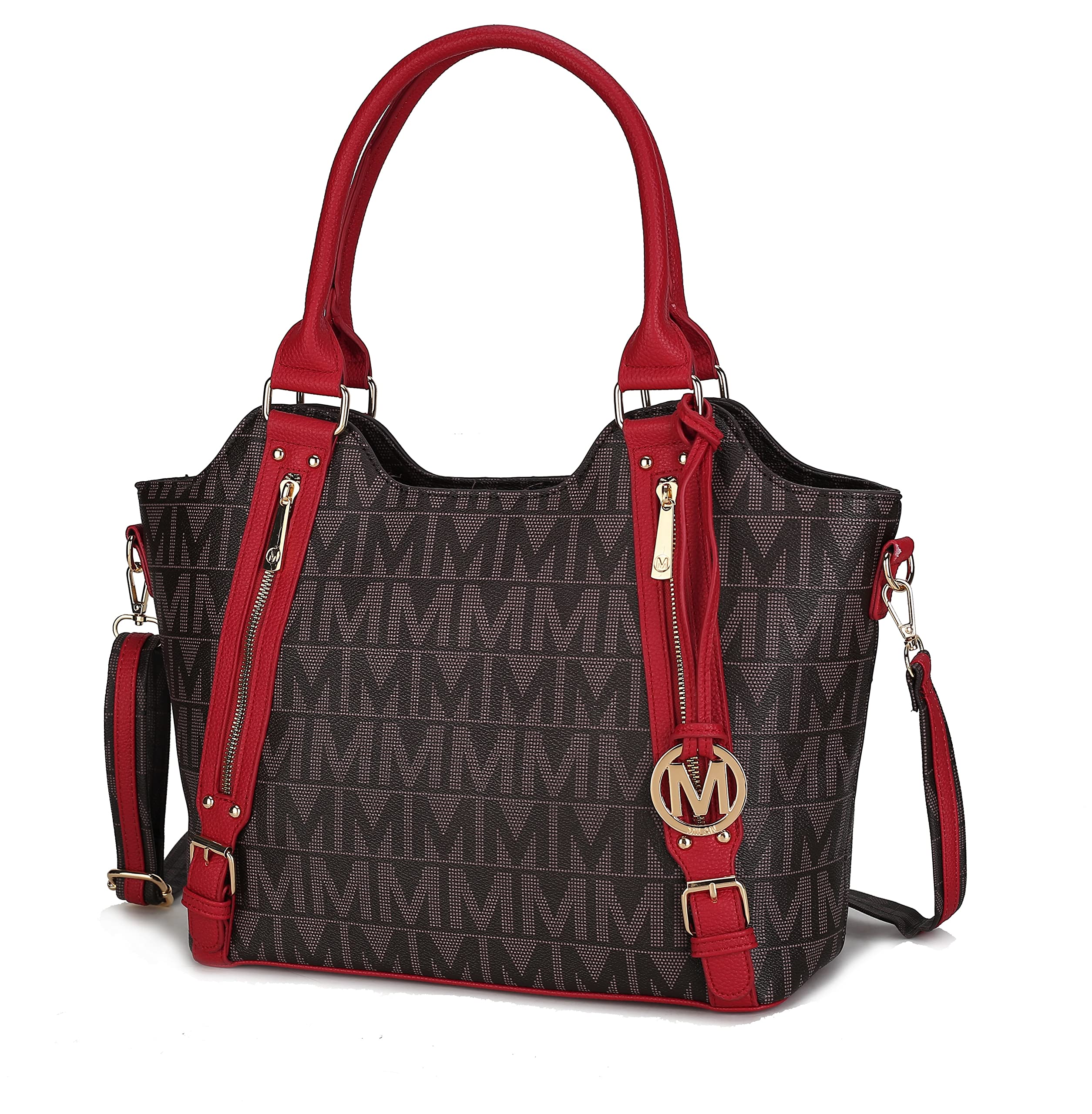 MKF Collection Tote Bag for Women Vegan Leather Shoulder Bag – Top-Handle Purse, Ladies Handbag by Mia K