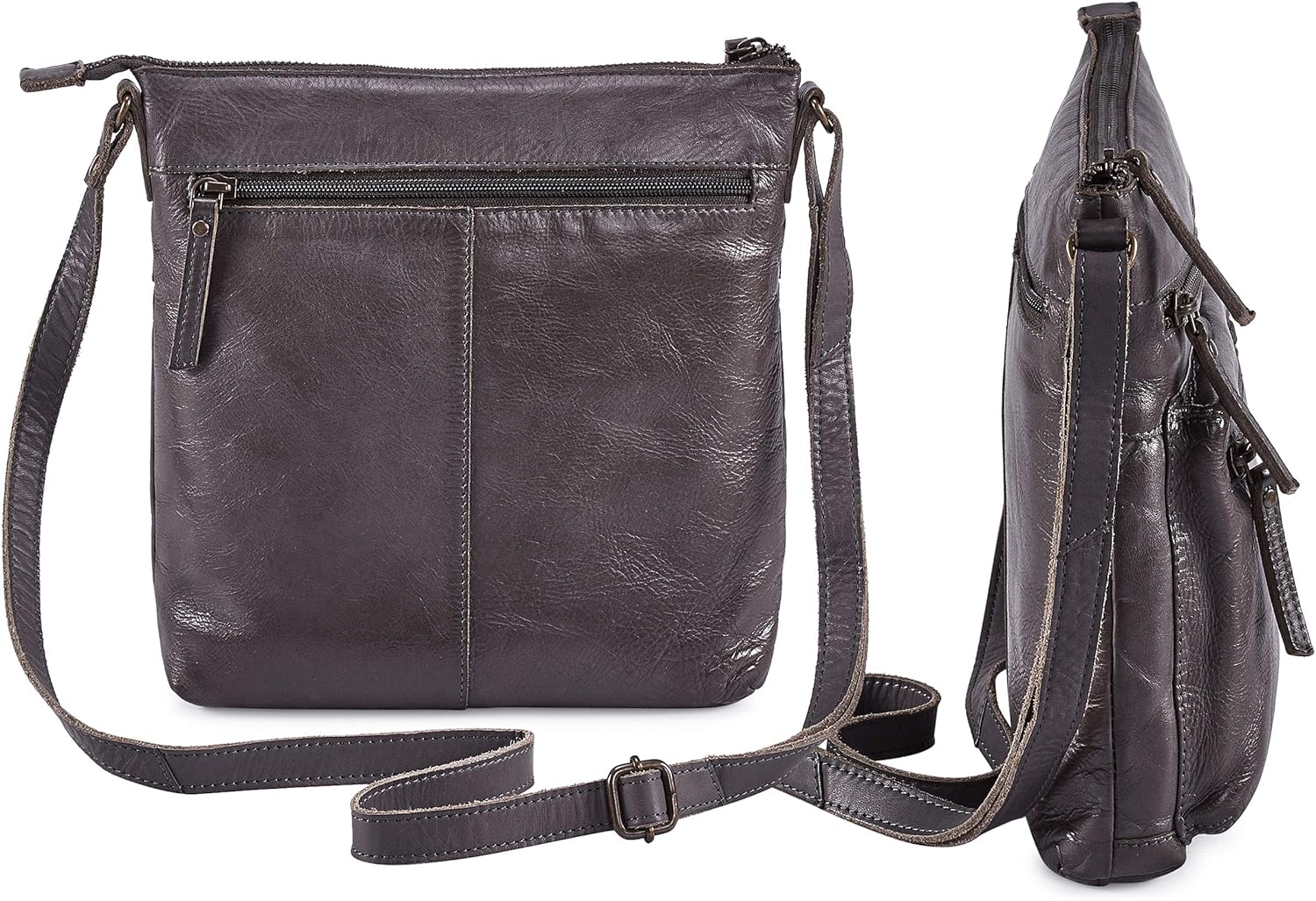 Small Genuine Leather Crossbody Bags for Women Vintage Travel Sling Purses & Handbags Shoulder Crossover