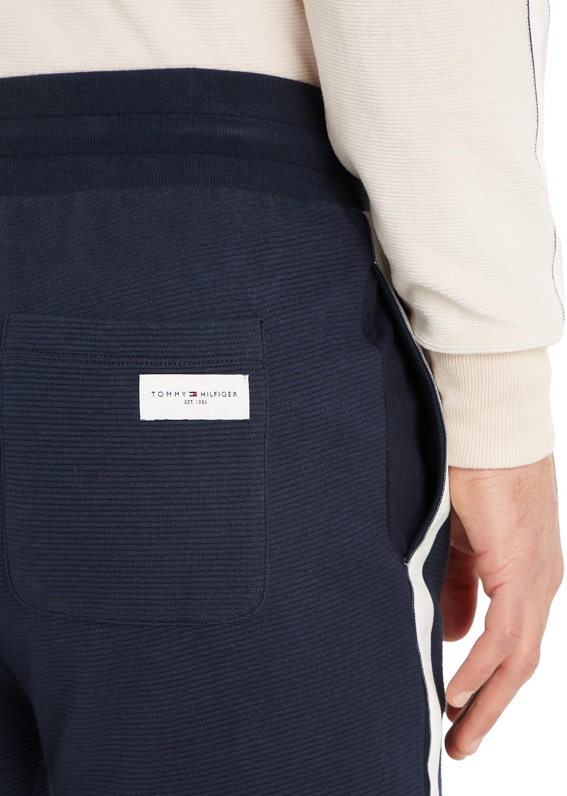 Tommy Hilfiger Hombre Pantalón de Chándal Algodón