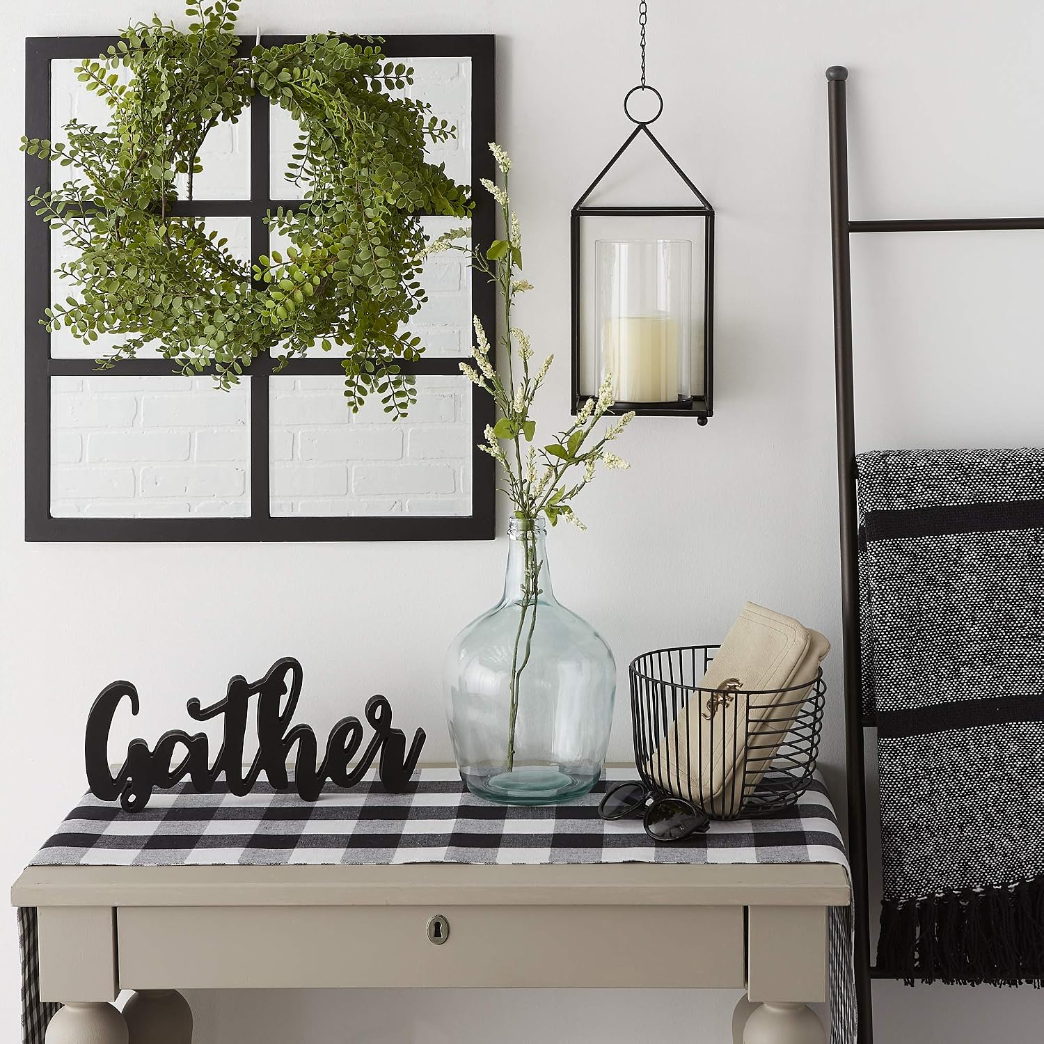 DII Farmhouse Wall Art Sign, Gather