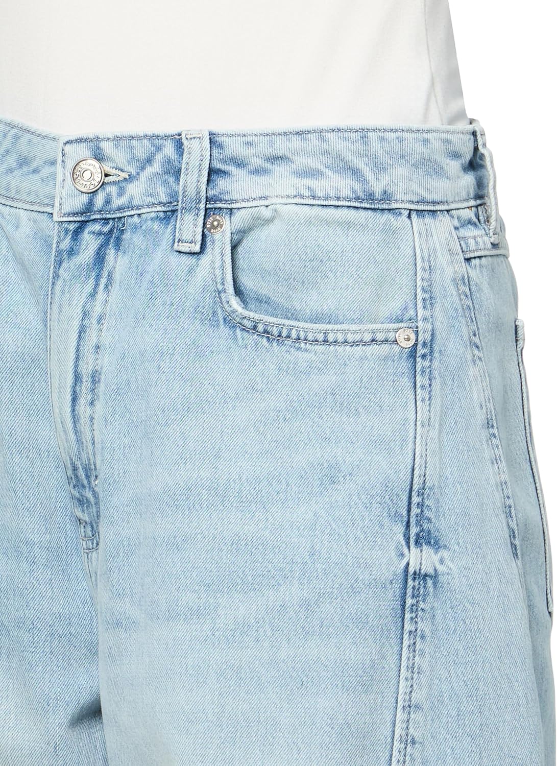 BOSS Women's Barrel Leg Bleached Denim Jeans - Image 3