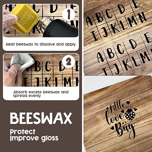 Miniatura 3 de Kit de bolígrafo de pasta de quemado de madera, gel de combustión de madera de 4 onzas, kit de marcador de quemadura de madera de doble cara para