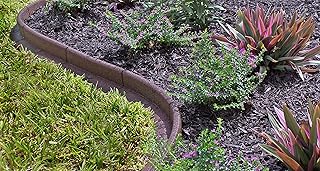EcoBorder Brown Recycled Rubber 4ft Lawn Edging (6pc Box)