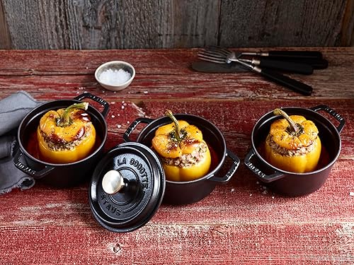 Miniatura 5 de Staub 1101425 - Maceta redonda (5.5 in), color negro mate