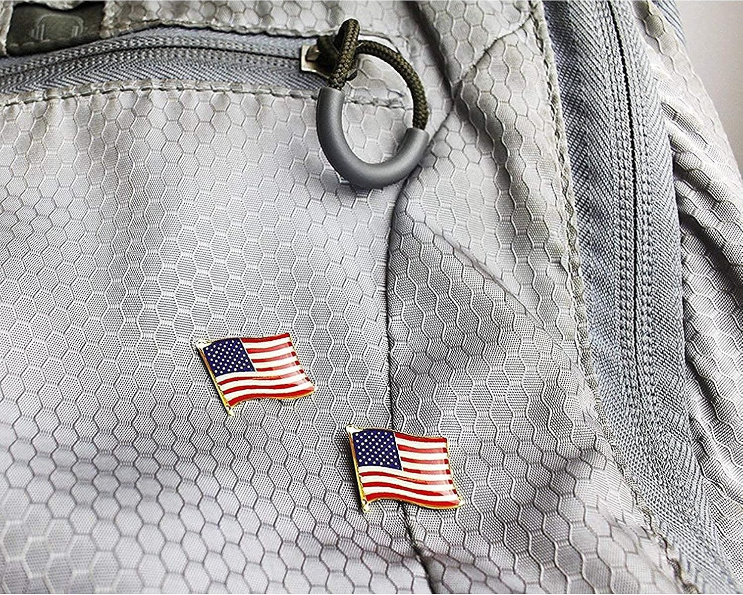 American Flag Lapel Pins (USA, Bulk, 12 Pack)