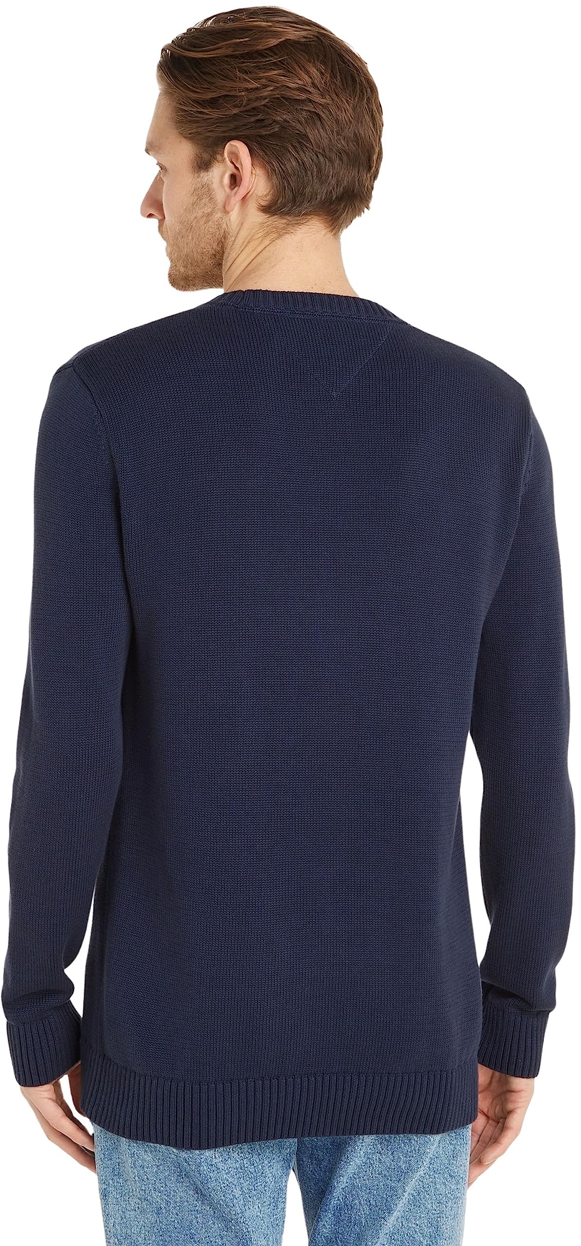 Tommy Jeans Pullover Uomo Essential Crew Neck Pullover in Maglia